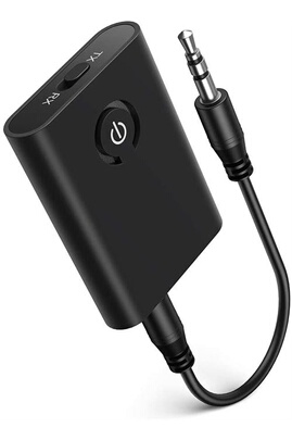 Émetteur et récepteur USB Bluetooth 5.0 2 en 1 - Portée jusqu'à 15 mètres -  Adaptateur