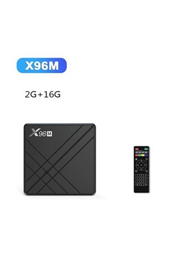 Boîtier tuner TV TNT Docooler X96M Smart TV Box Android 9.0 2Go RAM / 16Go  ROM 2.4G WiFi 6K HD Lecteur multimédia