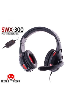 Casque Audio Gamer SWX-300 avec micro pour Xbox One PS4 PC et Nintendo  Switch