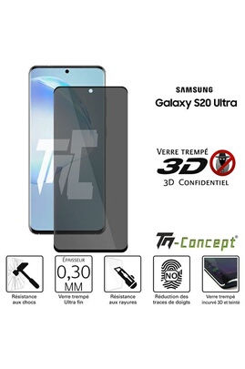 Vitre protection / Verre trempé 3D incurvé Samsung Galaxy S20 ULTRA