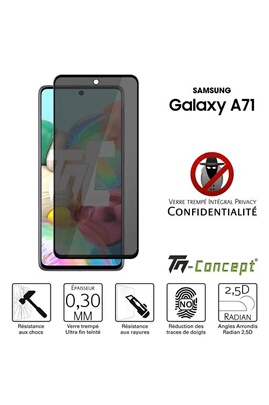 Vitre de protection teintée Anti-Espions pour Samsung Galaxy S21 - TM  Concept®