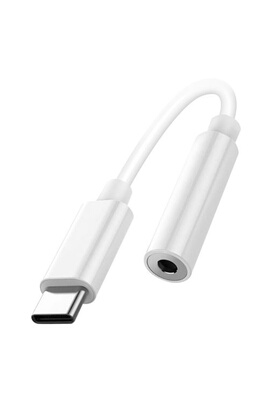 Cables USB Avizar Adaptateur Audio USB-C vers Jack 3.5mm Son de Haute  Qualité Compact Léger Blanc