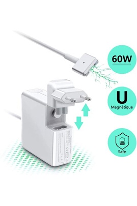 Chargeur MacBook Pro A1425 A1502 (type MagSafe 2 60w)