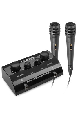 Microphone Vonyx TS05 - Pied de Micro de Table avec Câble XLR
