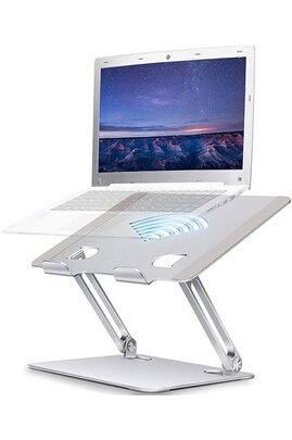 Support pour ordinateur GENERIQUE Support Ordinateur Portable, Cheflaud  Laptop PC Stand Portable Ventilé en Aluminium Réglable