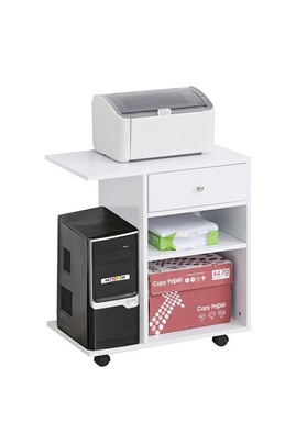 Caisson et casier de bureau Homcom Support d'imprimante