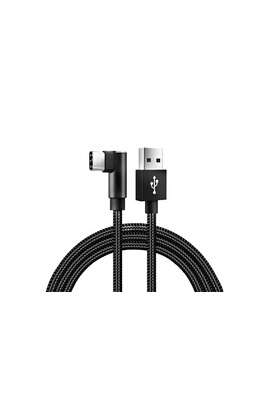 Cables USB CABLING ® Câble USB C Coudé 90 Degrés en Nylon Tressé