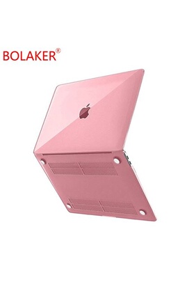Housse PC Portable Bolaker Coque Polycabonate Rigide MacBook Air 13 2020 /  2019 / 2018, Rose
