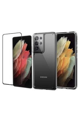 Pour Samsung Galaxy S21 Ultra 5G Verre Trempé Complet Écran Protecteur