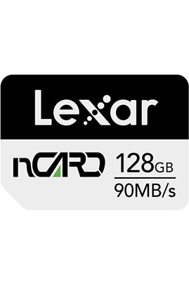 Carte mémoire SD Lexar Carte Mémoire nCARD 128 Go Nano pour Téléphones  Huawei - Noir+Blanche