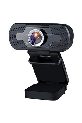 Webcam HD USB pour ordinateur noir