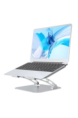 Support pour ordinateur portable en aluminium compatible avec ordinateur  portable (10