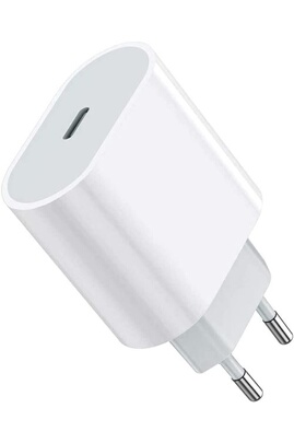 Chargeur pour téléphone mobile CABLING ® Chargeur Rapide USB C 20W  Compatible pour iPhone