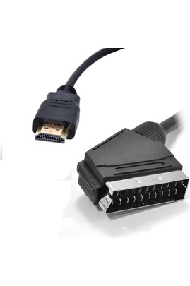 Adaptateur péritel vers HDMI - Câble péritel inclus - Câble HDMI