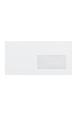 Enveloppe blanche 114 x 229
