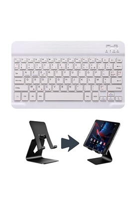 Clavier FR Azerty Sans fil Bluetooth pour PC, Mac, tablettes et