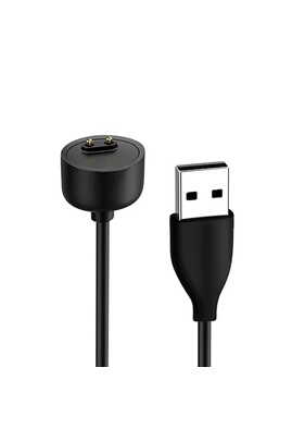 Câble de charge magnétique pour Xiaomi Mi Band 6 et 5 Résistant Longueur 50  cm Noir