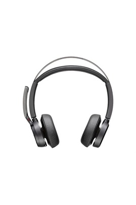 Ecouteurs Plantronics Poly Voyager Focus 2 UC - Micro-casque - sur-oreille  - Bluetooth - sans fil, filaire - Suppresseur de bruit actif - USB-A via  adaptateur Bluetooth 