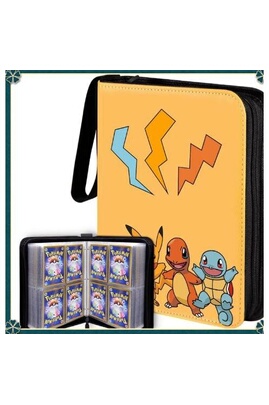 Album photo papeterie Haobuy Albums de rangement de cartes Pokémon pour  enfant cadeau cahier de collection, peut contenir 400 psc - B style