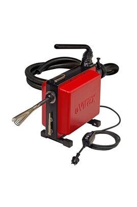 Furet déboucheur Virax Promo -Déboucheur électrique à sections de câble VAL  96QC Ø 16 et Ø 22 mm