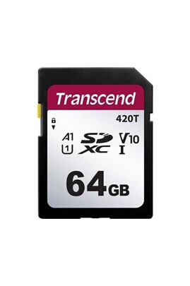 Transcend TS64GSDC420T Carte SD 64 GB v30 Video Speed Class - Conrad  Electronic France