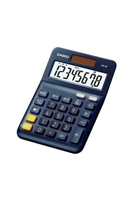 Calculatrice Casio MS-8E Calculatrice de bureau bleu foncé Ecran: 8 solaire  (L x l) 101 mm x 149 mm