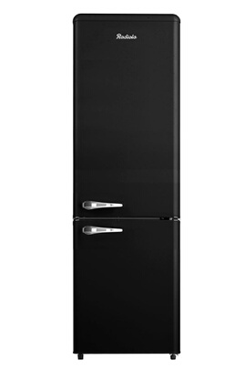 Combiné Réfrigérateur Congélateur Design Frigo Américain 42 DB Classe a  Noir