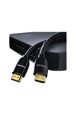 Câbles vidéo Purelink ProSpeed - Câble HDMI avec Ethernet - HDMI mâle pour  HDMI mâle - 2 m - câble à quartes blindé - noir - support 4K