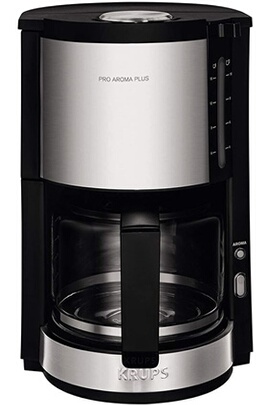 Cafetière filtre Delonghi cafetière électrique de 0,65L pour 5 tasses 650W  noir ICM 14011.BK krups
