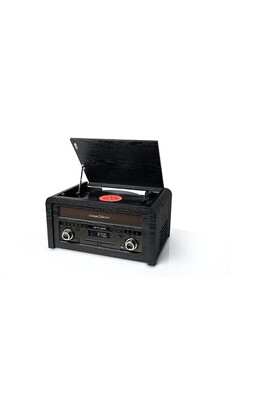 Chaine HiFi Muse chaine hifi platine vinyle CD USB BLUETOOTH FM avec  encodage marron noir MT-115 W