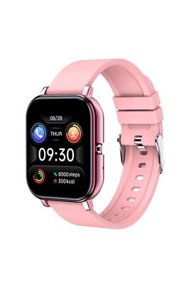 Montre connectée smartwatch bluetooth android écran tactile rouge