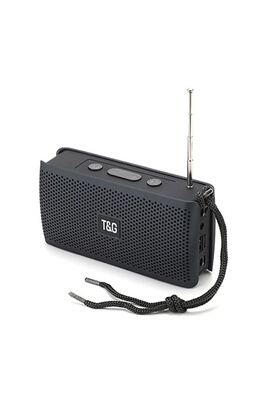 Enceinte sans fil T&G Enceinte Bluetooth 282 Portable Noir