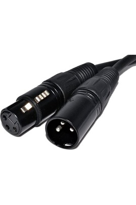 Câble XLR mâle XLR femelle 3 broches - 3m - Microphone Son Enceinte  Amplificateur Console DMX Phonillico® - Accessoire Audio - Achat & prix
