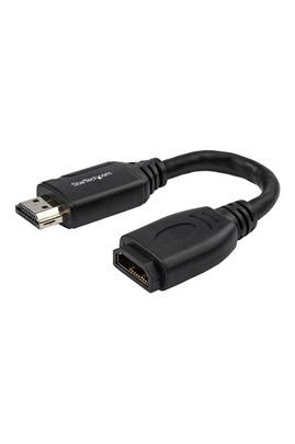 Câbles vidéo StarTech.com Câble d'extension HDMI® mâle à femelle, Connecteur de préhension, HDR, Garantie à vie - Câble de rallonge HDMI -  HDMI mâle droit pour HDMI femelle