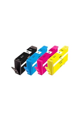 Spar Pack - Pack de 4 - noir, jaune, cyan, magenta - compatible - cartouche  d'encre - pour HP Officejet 6951, 6954, 6962; Officejet Pro 6960, 6961