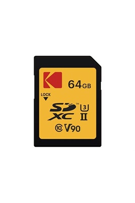 Kodak - Carte SD 64 Go UHS-I U3 V30 SDHC/XC - Carte Mémoire