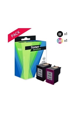 Cartouche d'encre Toner Services Compatible HP 304 Pack de 2 cartouches  d'encre noire et couleur
