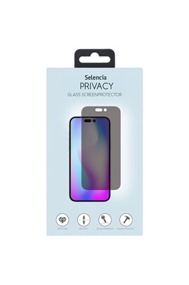 Protection d'écran pour smartphone Selencia Protection d'écran en verre  trempé pour iPhone 14 Pro Transparent