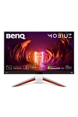 Ecran PC Benq Mobiuz EX2710U - Écran LCD - 27" - 3840 x 2160 4K @ 144  Hz - IPS - 600 cd/m² - 1000:1 - DisplayHDR 600 - 1 ms - 2xHDMI, DisplayPort  - haut-parleurs