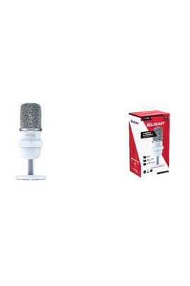 Microphone Hyperx Microphone Gaming sans fil SoloCast Blanc