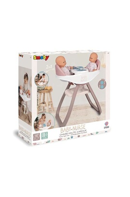 Smoby - Baby Nurse - Chaise Haute - pour Poupons et Poupées - 2