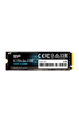 SSD interne Silicon Power SSD Interne SP002TBP34A60M28 2To M.2 NVMe  2200Mo/s PCIe Gen3x4 Noir