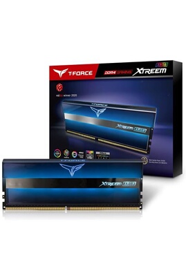 Mémoire RAM Teamgroup Mémoire RAM T-Force Xtreem ARGB TS512MLK72V6N 64Go  DDR4 3600MHz CL18 288-Pin SO-DIMM Bleu
