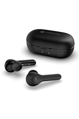 Ecouteurs Motorola Écouteurs Moto Buds 085 Sans Fil Bluetooth  Intra-Auriculaire Résistant à l'Eau Commandes Tactiles Microphone Noir