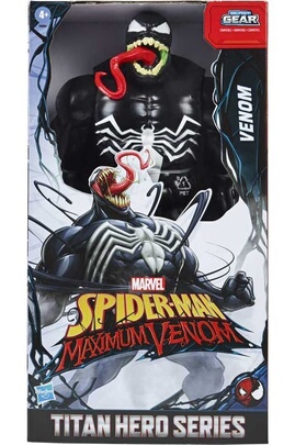 Figurine de collection Spiderman Figurine Marvel Spider-Man Maximum Venom  Titan Hero 35 cm