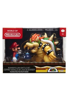 Figurine de collection Nintendo Coffret Diorama Mario et Bowser