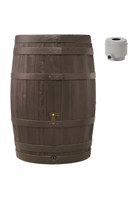 Accessoire robinet de cuve de récupération d'eau Graf Kit tonneau vino brun  250 l 995082