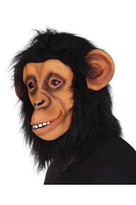 masque unisexe Chimpanzee noir taille unique