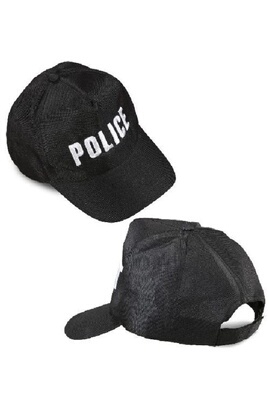Casquette Police noire