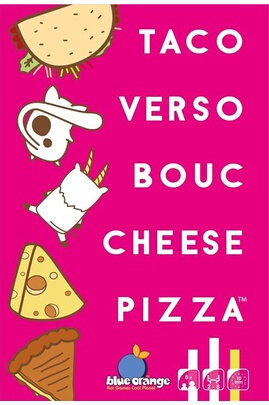 Taco Verso Bouc Cheese Pizza jeu de société Blue Orange